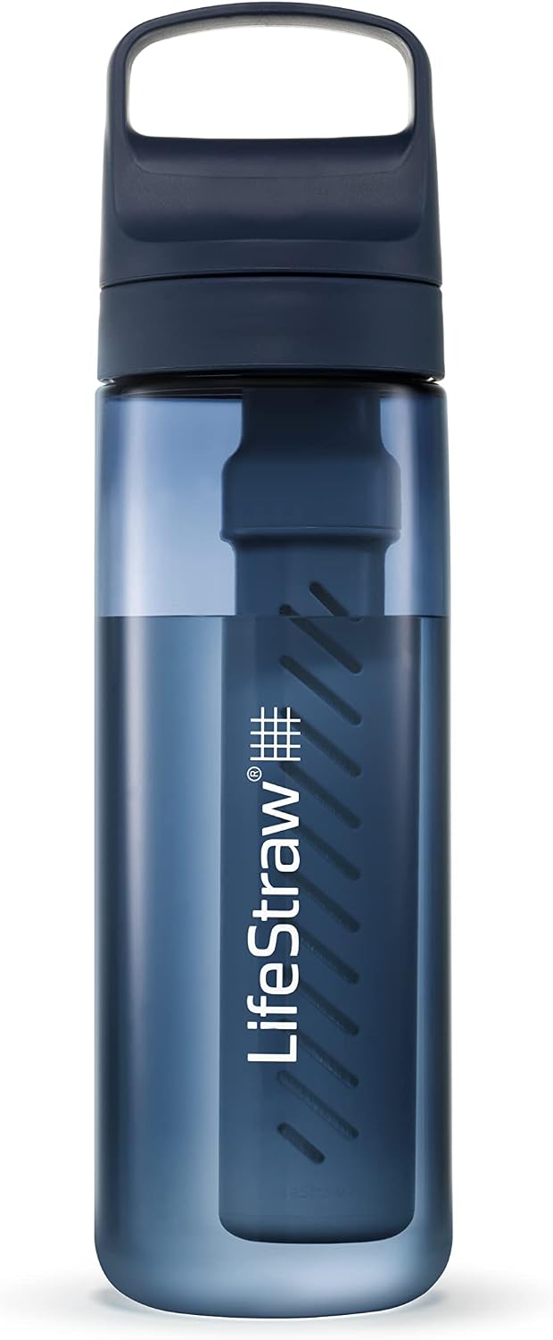 LifeStraw Go Series 22 oz Aegean Sea filtered water bottle